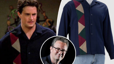 Chandler Bing set worn by Matthew Perry on sale for $8.4K