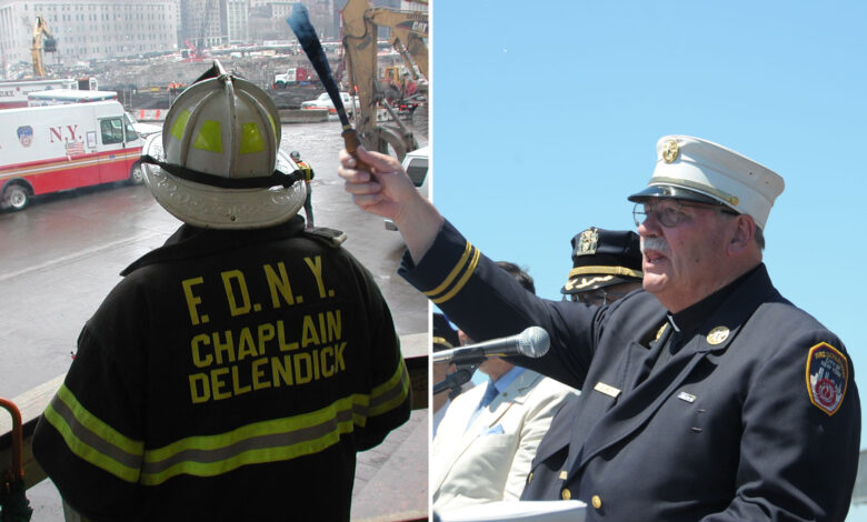 FDNY chaplain John Delendick who consoled firefighters after 9/11 dies of cancer tied to aftermath at Ground Zero