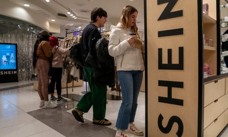 Shein pop-up store