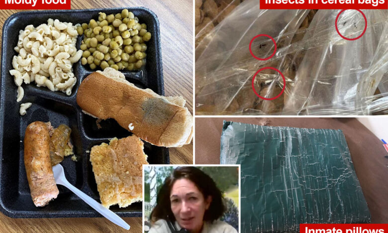 Ghislaine Maxwell in prison with moldy bread and rodent infestations