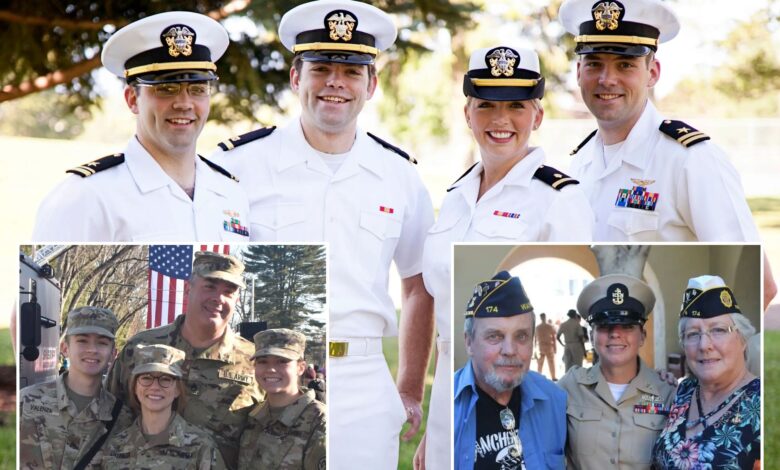Grandparents, parents and children reveal shared military life