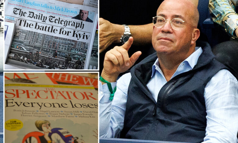 Jeff Zucker's RedBird IMI agrees to deal with Telegraph and Spectator publications