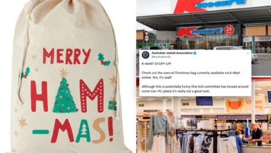 Kmart recalls 'Merry Ham-Mas' bags because it looks like a tribute to Hamas