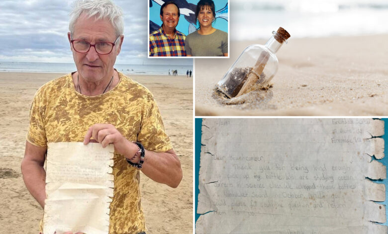Message in a bottle written by Massachusetts fifth-grader found in France 26 years later