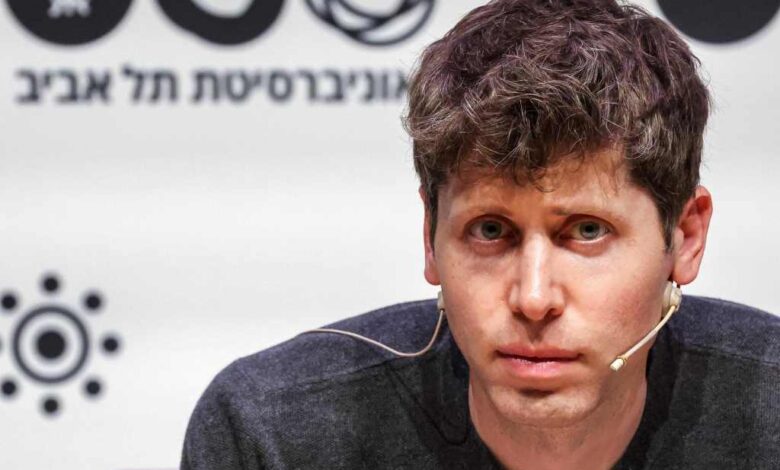OpenAI CEO Sam Altman (above) has reportedly been in talks with former Apple design chief Jony Ive about launching an AI-powered device that would be the "Artificial intelligence iPhone."