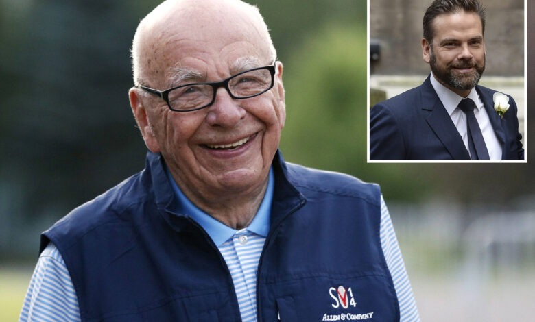 Rupert Murdoch pays tribute to his son Lachlan on News Corp and Fox
