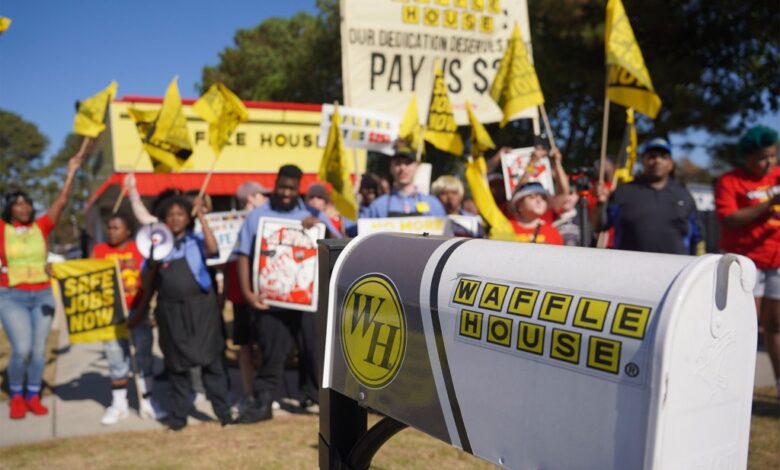 Many Waffle House employees don't eat worth the cost of the food, workers say.