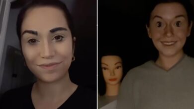 "uncanny valley" makeup trend on TikTok