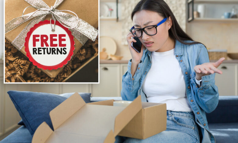 81% of retailers charge fee to send back items