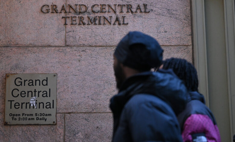 A Grand Central stabbing — but Mayor Adams misses the train