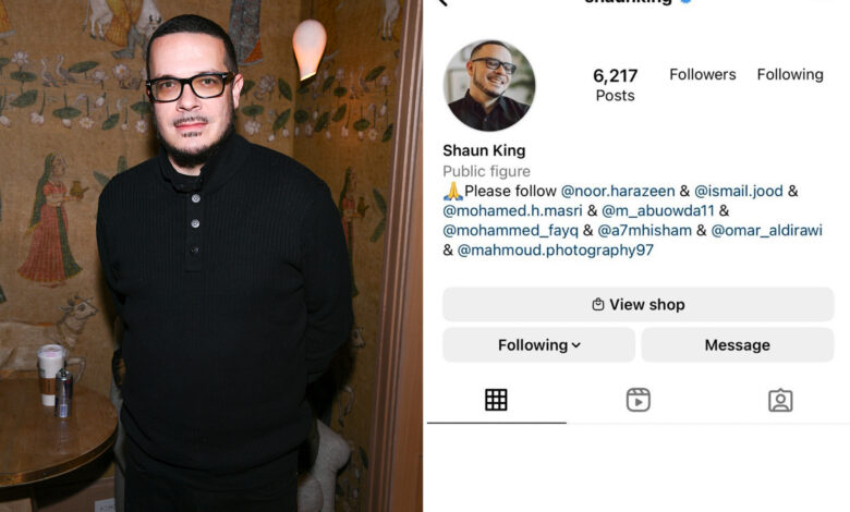 BLM activist Shaun King's Instagram account blocked amid anti-Israel posts