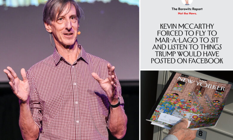 Conde Nast dumps 'notoriously unfunny' New Yorker satire columnist Andy Borowitz