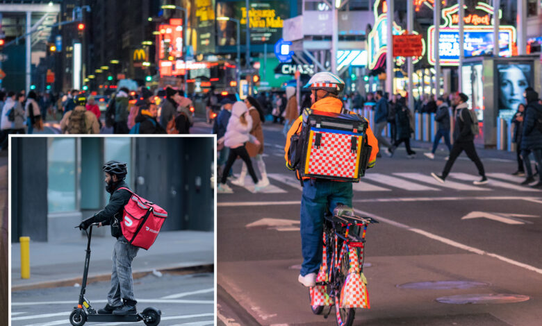 Food delivery workers face reduced hours and tips after NYC's minimum wage hike: report