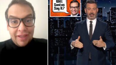 George Santos threatens to sue Jimmy Kimmel in Cameo spat