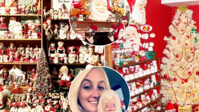 I have a $10K 'Santa room' — I show my Christmas decorations off all year