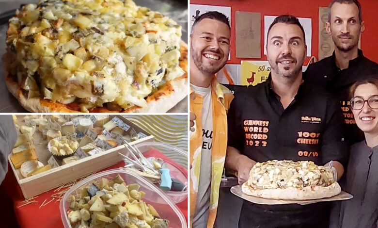 Pizza with 1,001 types of cheese earns Guinness World Record