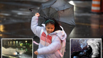 Powerful storm brings heavy rain, high winds to Big Apple