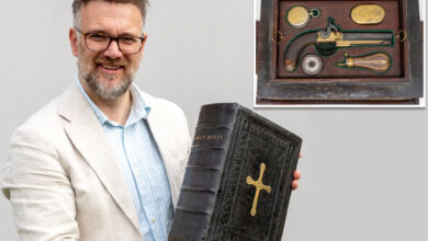 'Vampire slaying kit' hidden in Bible hits auction block