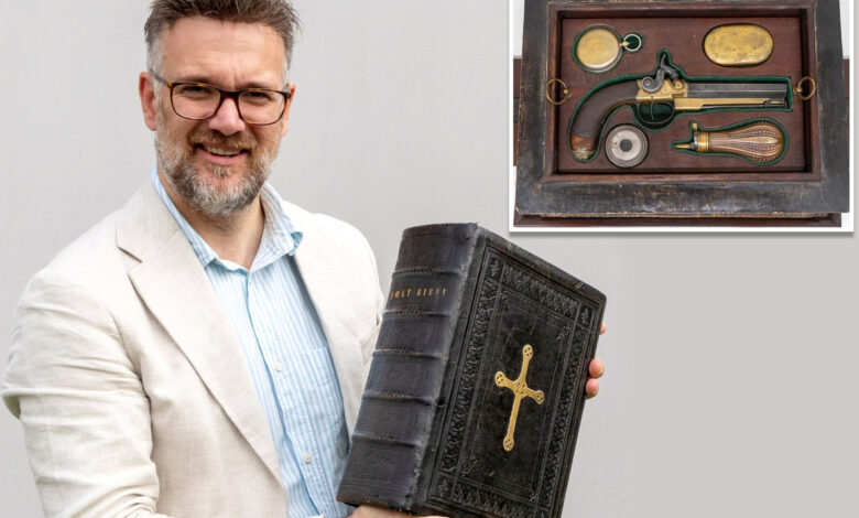 'Vampire slaying kit' hidden in Bible hits auction block