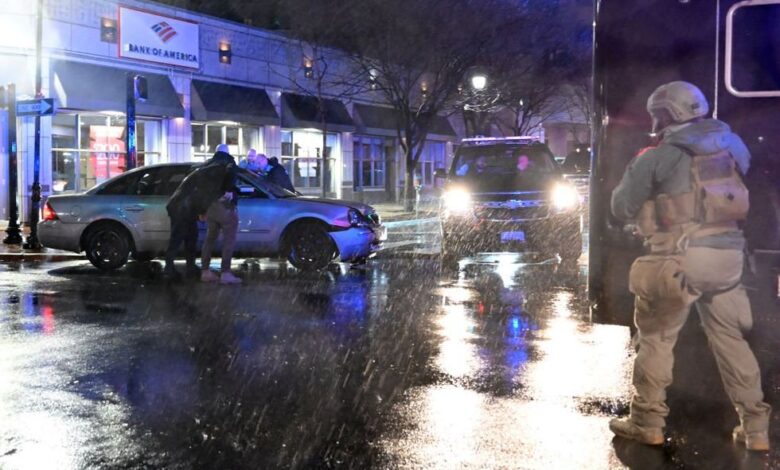 Video shows car crashes into Biden's motorcade near the president's campaign headquarters in Delaware