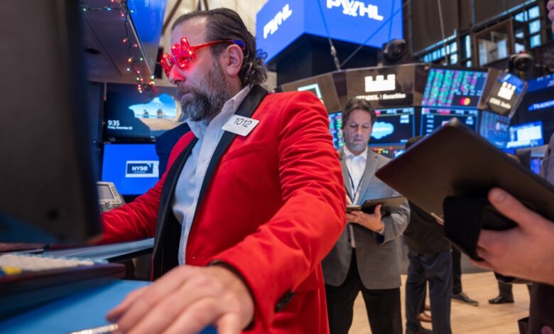 New York Stock Exchange trader
