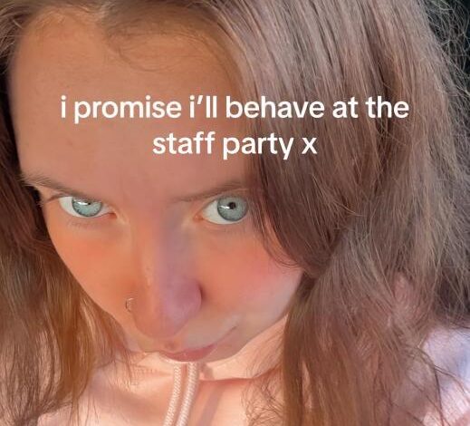 Molly shared to TikTok that she was fired from her job after attending a holiday staff party.