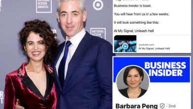 Bill Ackman vows to sue Business Insider after accusations of plagiarism against his wife