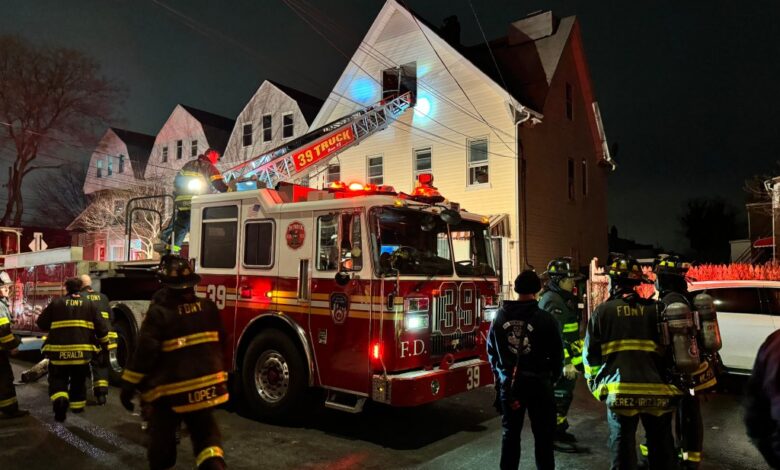 A 5-year-old boy was declared dead at Jacobi Hospital after a fire in the Bronx Wednesday evening.