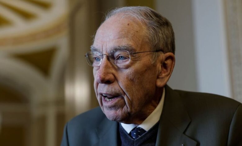 Chuck Grassley is out of hospital