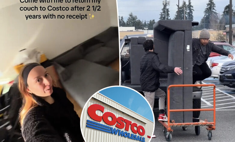 Costco customer returns couch after two years, sparks viral reaction to store's return policy