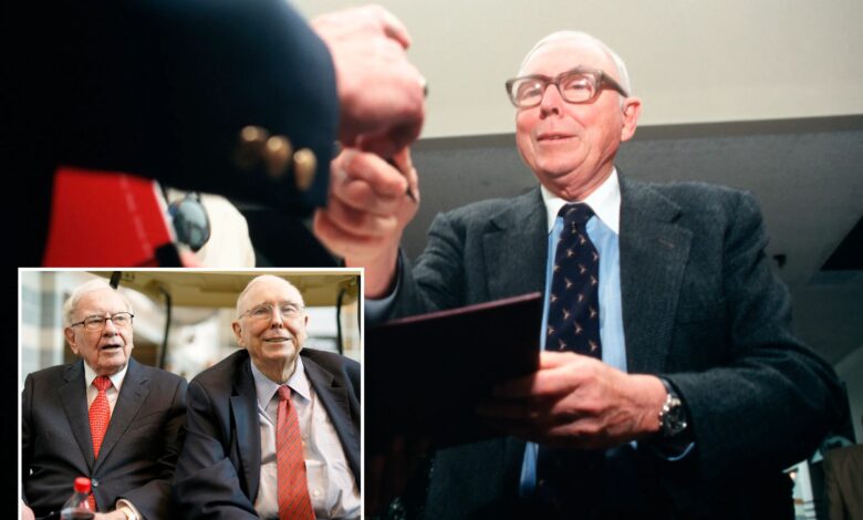 Daily Journal says Charlie Munger's death will hurt $300M stock portfolio