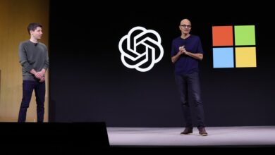 OpenAI CEO Sam Altman and Microsoft CEO Satya Nadella