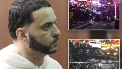 Mercedes driver allegedly choked girlfriend before New Year's Day NYC crash