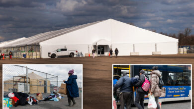 Migrants evacuated from Floyd Bennett Field due to high winds