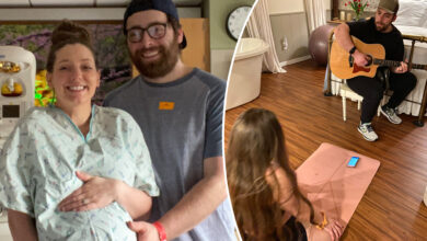 Mom sang through 5 hours of labor to deliver son — felt like a vacation