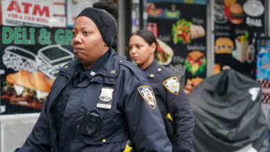 NYPD officers responded to a report of an unidentified male who either jumped or fell from an apartment building.