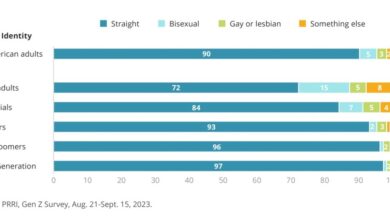 PRRI study survey showing percentage of Gen Z who report as queer