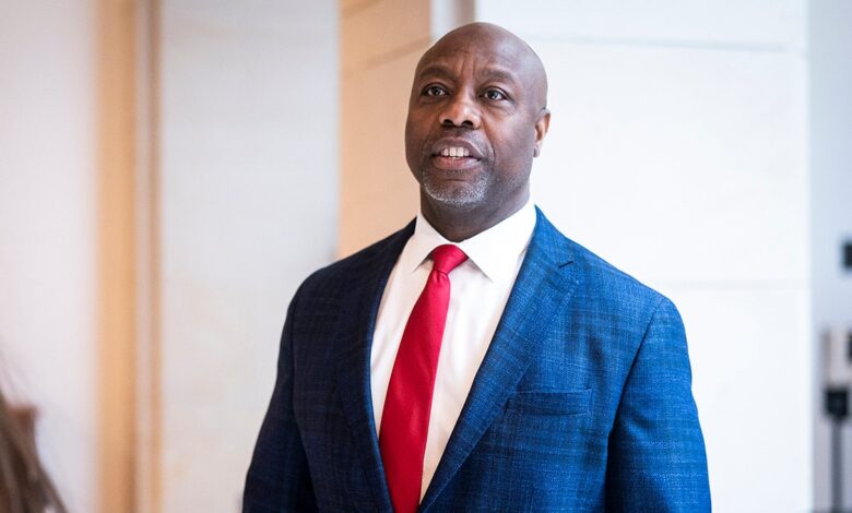 Sen. Tim Scott in a suit