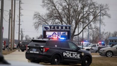 The Iowa high school principal – who was heralded as a hero for protecting students during the tragic shooting at Perry High School in January – died on Sunday, according to his family.