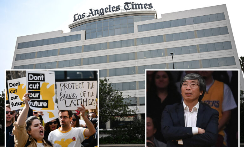 The LA Times slashed at least 115 newsroom jobs amid financial woes