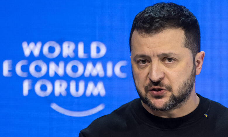 War hell for Volodymyr Zelensky at Davos