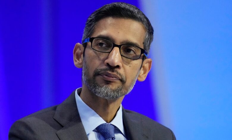 Google CEO Sundar Pichai told staffers on Wednesday that said the company will be "removing layers to simplify execution and drive velocity," noting that impending job cuts in 2024 "are not at the scale of last year's reductions."