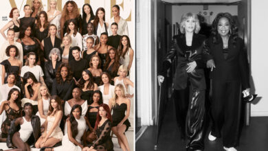 A whopping 40 A-list celebs grace Vogue's March issue cover