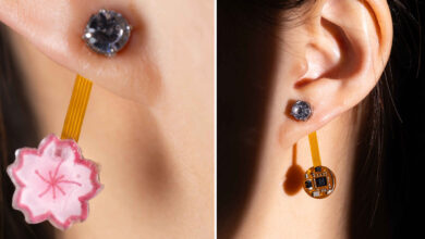 Bejeweled Bluetooth earrings make health trackers chic — here’s how they work