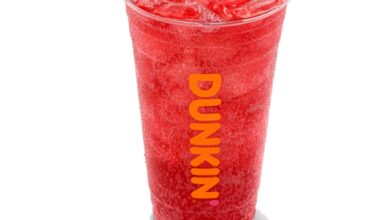 Dunkin; released Peach Sunshine- and Berry Burst-flavored caffeinated SPARKD' drinks, which contain a staggering  37 grams of sugar and 40 grams of carbohydrates.