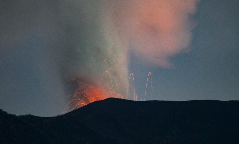 At least 100 residents have been evacuated after Indonesia’s Mount Marapi erupted again on Sunday. No deaths have been reported.