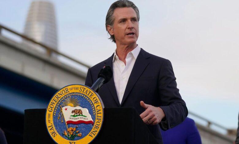 California Gov. Gavin Newsom.