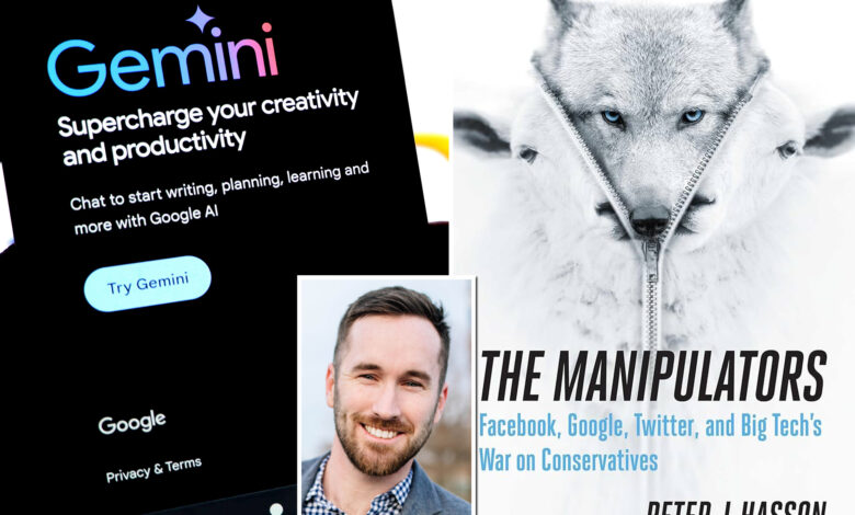 Google Gemini invented fake reviews smearing my book about Big Tech’s 'war on conservatives'