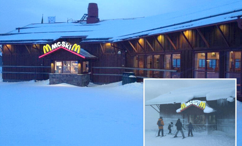 McDonald's thrills snow bunnies with world's only 'ski-thru' window: 'It’s very special'