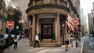 Delmonico's in the Financial District.